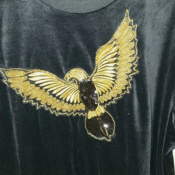 NWOT INC Men's Eagle Emblem Sweater - Picture 3 of 6